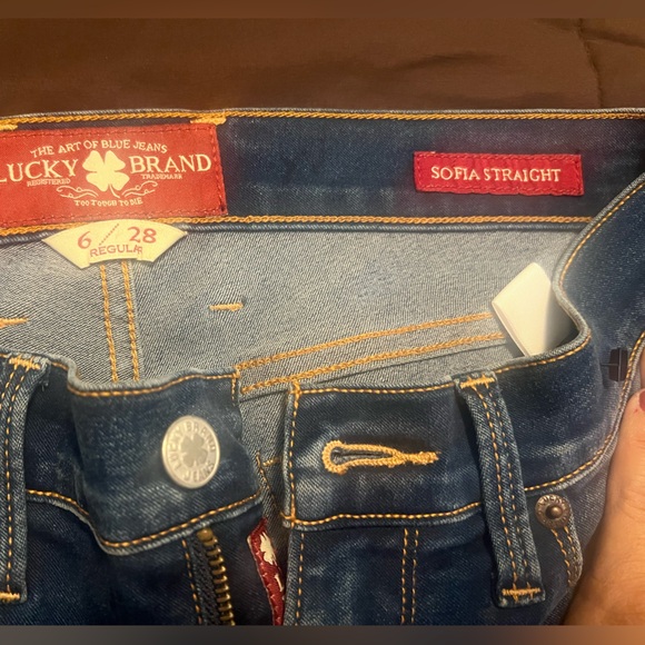 Lucky brand Sofia Straight leg size 6 - Picture 2 of 4